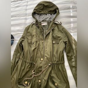Green Merona waterproof rain jacket